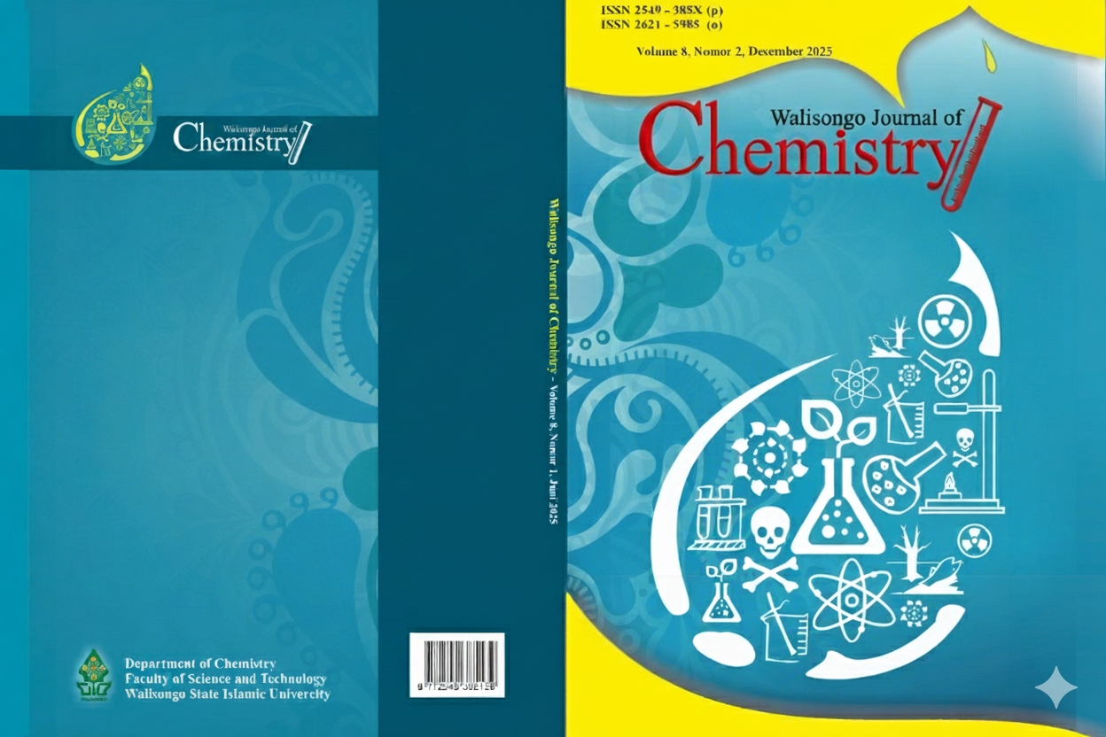 					View Vol. 8 No. 2 (2025): Walisongo Journal of Chemistry
				