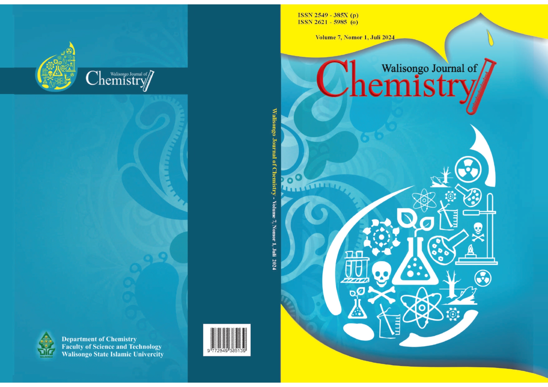 					View Vol. 7 No. 1 (2024): Walisongo Journal of Chemistry
				