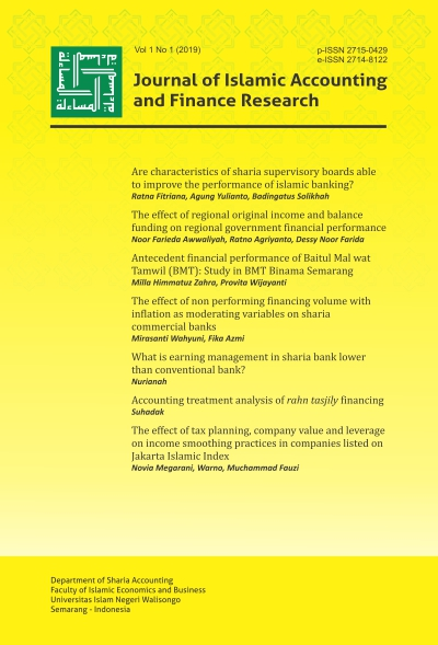 Journal of Islamic Accounting and Finance Research